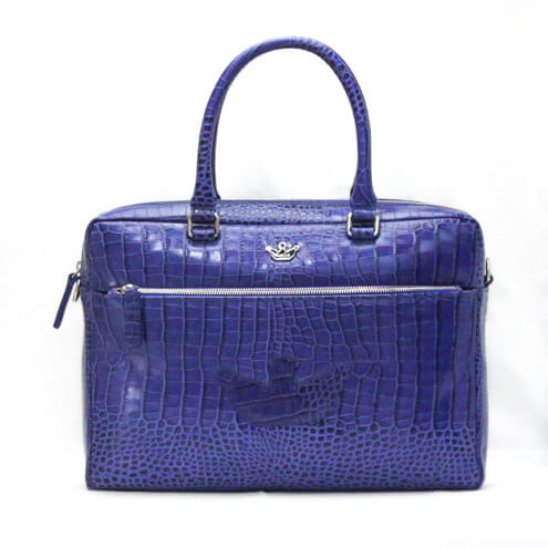 GAGA MILANO ガガミラノスーパーコピーバッグGA-BRP CROCO BLUE 13558478